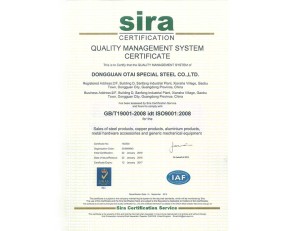 ISO 9001 CERTIFICATE