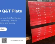 need 4140 Q&T Plate? Otai keeps 4140 pre hard steel plate over 10000 tons. You can choose from inventory list to order.