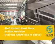 One Canada customer asked 4140 carbon steel, and requested 0.625" x 6.000" x 5.750", 6-Side Precision steel plate, we are professional on it